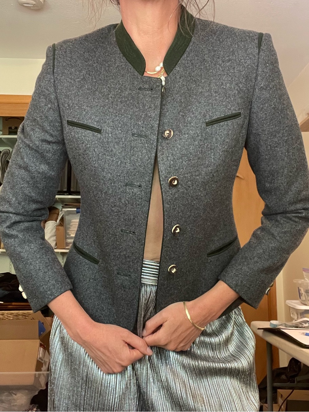 Vintage Tofana Made in Austria Wool Coat Size 2/XS - Picture 7 of 16